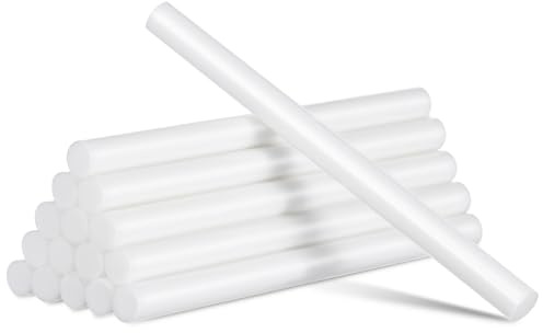 HOMSFOU 16pieza Barras Termofusibles Blancas De Alta Viscosidad Para Manualidades Diy y Reparaciones Rápidas Adhesivo Fundente Colorido Secado Rápido Para Madera y Tela