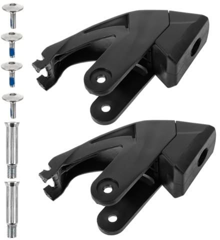 PACKOVE Frenos para Patines en Línea 2 Piezas Tornillos Incluidos, Bloque de Freno Antidesgaste para Patines de Velocidad y Recreativos, Accesorio de Repuesto para Patinaje Seguro
