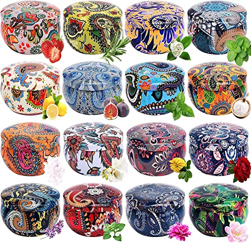 Duftkerzen, Geschenk-Set, Sojawachs, Reisedose, Kerzen für Zuhause, 70,9 g, Aromatherapie-Kerzen, Geschenk für Mutter, zu Weihnachten, Geburtstag, Erntedankfest, Muttertag