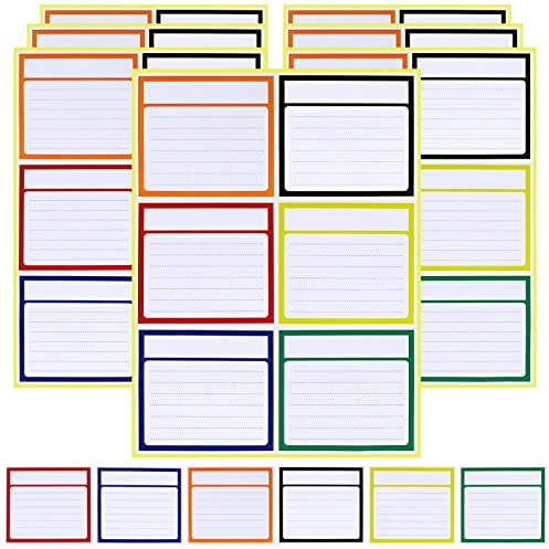 tonyg-p 102 Stück Umzugsetiketten 9,5 x 10,5 cm, Umzugsaufkleber Etiketten Selbstklebend Bunt Universal Klebeetiketten Adressetiketten für Büro Küche und Marmelade