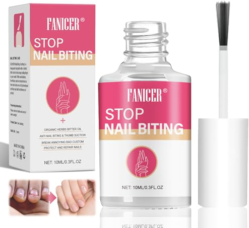 10 ml Smalto Amaro trasparente, Liquido Stop per Prevenire la Masticazione delle Unghie e Succhiare il Pollice per Bambini e Adulti, Smalto Professionale Per La Cura