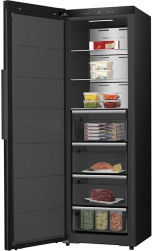 Hisense FT5K310GSFC Hi5 312l No Frost Tall Smart Freezer - Black Glass