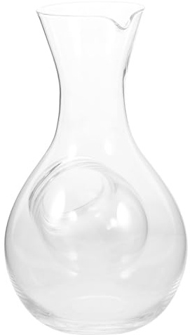 ABOOFAN Glass Wine Cooler Beverage Cooling Cup Wine Serving Carafe for Party Drinks Dispenser Ice