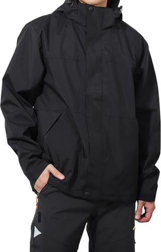 HomKuch Hommes veste imperméable en plein air randonnée vêtements extérieurs imperméables à la marche