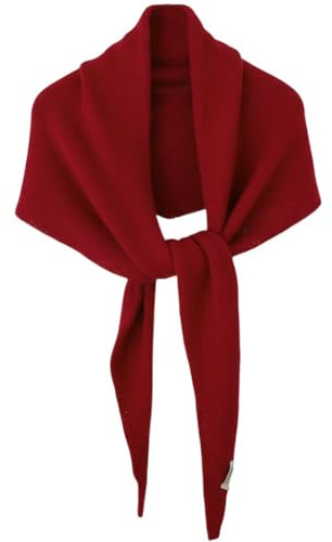 Ericetion Sciarpa Triangolare in Lana, Sciarpa Triangolare Lavorata a Maglia, Foulard, Sciarpe Lavorate a Maglia, Sciarpe Calde Multifunzionali in Maglia