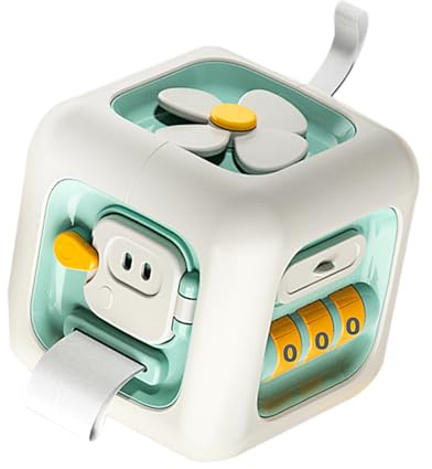Kids Busy Activity Cube,Fine Motor Skills Educational Travel Game - Busy Cube Travel Toy | for Children Birthday Holiday Festive Airplane
