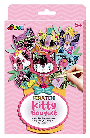 Avenir - Scratch Art - Bouquet - Kittens