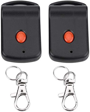 Lakal Handsender Garagentor Mit 12 Codierung, Garagentor Fernbedienung Universal, Tür-Fernbedienung, 2 Stück Mini-Garage-Sender für Ferngesteuerte Garage MultiCode 3060 300 MHz 3089 4120 Linear
