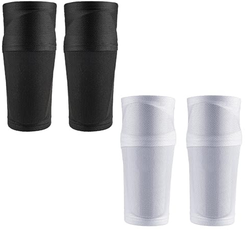 Soccer Shin Guards Sleeves for Kids Youth - Sleeves for 3-15 Years Old Boys and Girls for Football Games, Sleeves with Optimized Insert Pocket for Soccer, Football(S, 2 Pair)
