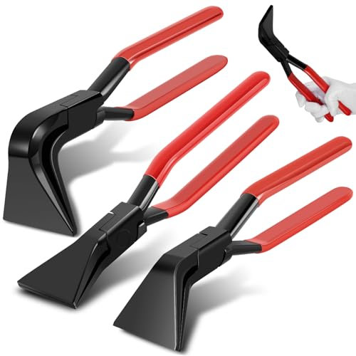 El 3pcs mano marinero chapa dobladora mandíbula recta y 45 ° y 90 ° metal doblador alicates de acero de chapa de acero pinzas decorativas para doblar y aplanar cantidades de chapa