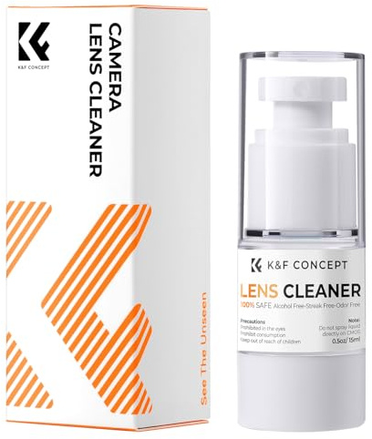 K&F CONCEPT 15ml Screen Cleaning Spray Cleaning Solution -Fluide de Nettoyage d'écran sans Alcool pour Moniteur//iPad/téléphone Portable/Tablette/Ordinateur Portable