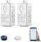 Smart Lichtschalter Modul, NineLeaf 2PK WiFi Mini Wireless Switch, Sprachsteuerung, App-Steuerung, Multi-Funktions Mini DIY WLAN Switch, Alexa Echo, Google Home, Smart Life, Tuya App Kompatibel
