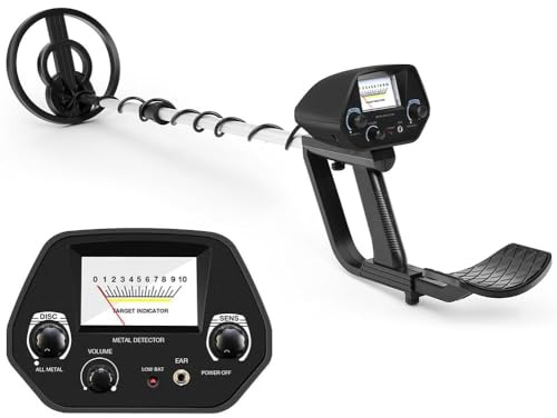 DeeAWai Lightweight Metal Detector for Kids Adults Starter - Classic Beginner Waterproof Metal Detectors with 20cm Coil - Kids Metal Detectors with Adjustable Stem for Kids Teenagers