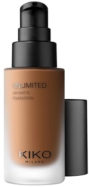 KIKO Milano Unlimited 24H Matte Foundation 9.5 WG, Long-Lasting Matt Liquid Foundation With Up To 24-Hour Hold