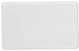 Visitenkartentaschen Visitenkartenhüllen selbstklebend transparent 95x60mm BxH lange Seite offen - Menge wählbar 100, 300, 500 Stück