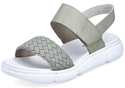 Rieker - Womens Sandals - Rieker 68983-52 - 38 EU - Mint - Standard