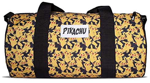Difuzed Pokemon Pikachu Sporttasche, Schwarz , Einheitsgröße