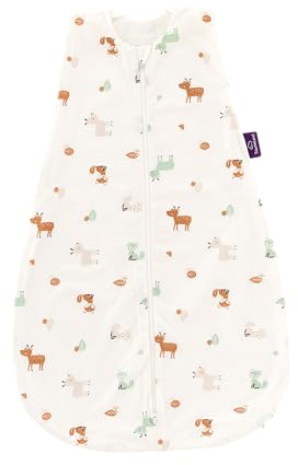 Träumeland Sommerschlafsack LIEBMICH Baumwolle, Waldtiere, Größe 90