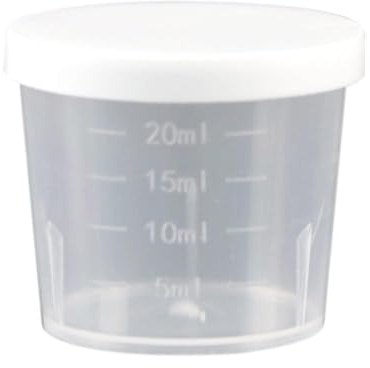 20/30/50 ml Tasse à mesurer pour médicaments avec couvercle Vieille tasse transparente multifonction en plastique doseur gobelet doseur Medicine Man E6P5