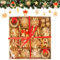 56 Teiliges Strohsterne Set, CIYIN Christbaumschmuck Stroh Deko, Strohsterne Weihnachtsbaumschmuck, Natur Stroh Baumbehang,Sterne,Glocken,Tannen,und traditionelle Figuren als Christbaum Schmuck