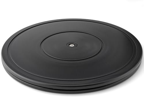 Famgee Lazy Susan - Supporto girevole girevole da 30,5 cm, con cuscinetti a sfera in acciaio per monitor a schermo piatto, computer, TV, altoparlanti, bonsai, statue, organizer per armadietti