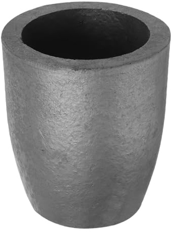QUARKZMAN Degel i grafit silikon 3,5 kg smältkopp koppar smältkopp | Gjuten göt Metall, för Gjutning Guld Silver Koppar, För Gjutning Ugn, Gjutform Smyckesverktyg, 3,27 tum IDx4,8 tum H
