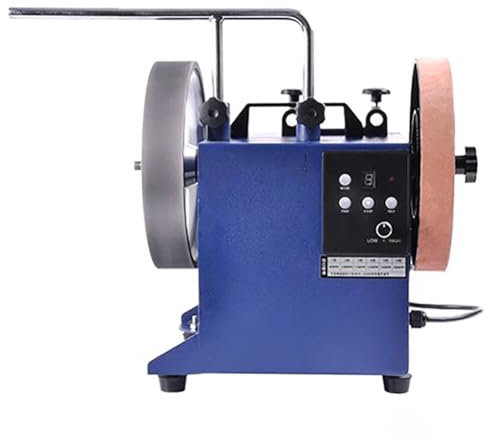 TT-YEC Afilador De Cuchillos Eléctrico Refrigerado por Agua De Baja Velocidad, Afilador De Piedra De Afilar Comercial, Afilador De Cuchillos De Sobremesa De 300 W, Velocidad Ajustable,C