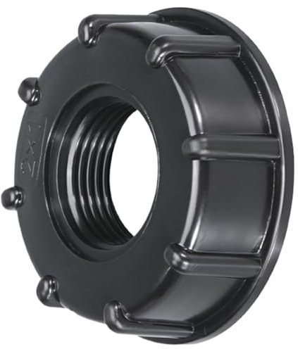 Adattatore per serbatoio di tote, connettore maschio per giardino, connettore per serbatoio 'acqua, per esterni, barile di pioggia, adattatore per tubo da giardino, accessori per secchio di