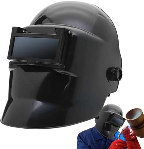 Casque de Soudure - Masque de Soudage Électrique,Protection Thermique Double Vitre pour Réparation Machine Bricolage Soudure Atelier Meulage - Atelier Métal Découpe Utilisation Hommes Femmes