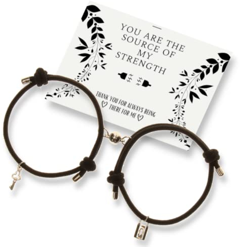 House M.D Partnerarmbänder, Pärchen Armband Set, Freundschaftsarmband, Paare Magnetische gegenseitige Anziehung Armband für 2, Handgemachte Seil Armbänder, Gelübde der ewigen Liebe Schmuck