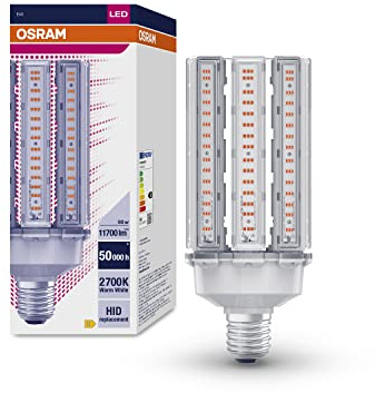 OSRAM Lamps LED-Ersatz von HID Lampen für die Außenbeleuchtung HQL LED PRO 11700 lm 90 W 2700 K E40 Aluminium