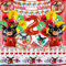 Stoviglie per Feste di Compleanno, Set Bing Compleanno 2 Anni, Bunny Decorazione per Feste, Bing Palloncini, Piatti Compleanno,Compleanno Stoviglie da Tavola Piatti Tovaglioli (A-02)