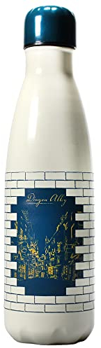 Harry Potter Water Bottle - Metal - 500ml - Diagon Alley Bottle - Reusable Bottles