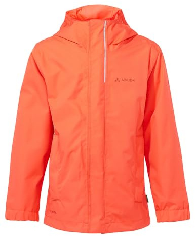 VAUDE Kids Escape Light IV, Kinder Regenjacke, wasser- & winddichte Outdoor-Jacke, atmungsaktiver Windbreaker mit Kapuze, hokkaido, 92