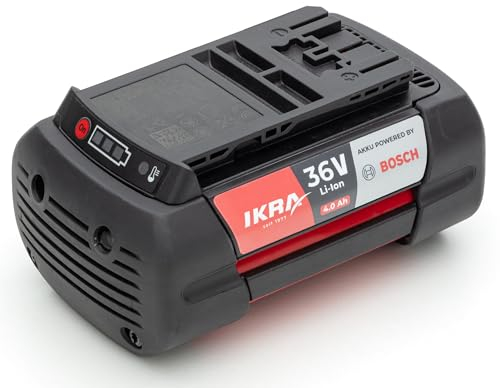 IKRA BOSCH 36V 4,0Ah Li-Ion Akku Ersatzakku Typ LI 28, Powered by BOSCH, Made in Europe, kompatibel mit allen Bosch 36V Geräten