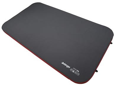 Vango PopTop 5cm Self-Inflating Campervan Mattress – Insulated Sleeping Mat with 3D Construction, Soft Brushed Fabric, Twist Valve & Carry Bag (PopTop (5cm Thickness))