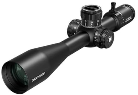 DISCOVERYOPT EDGENII 5-25X56SFIR FFP-Z Rifle Scope 5-25x First Focal Plane 34mm ED Glass Zero Stop Illuminated Reticle Waterproof Fogproof for Long Range Hunting