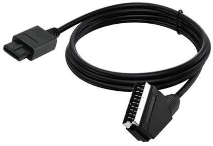 APGLSXY SCART RGBs kabel för N64 spelsystem 180 cm kopparkärnor förbättrar signaler stabilitet spelkonsoler kabel