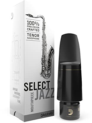 D'Addario Select Jazz Tenor Saxophone Mouthpiece - D6M - Mouthpiece for Tenor Sax