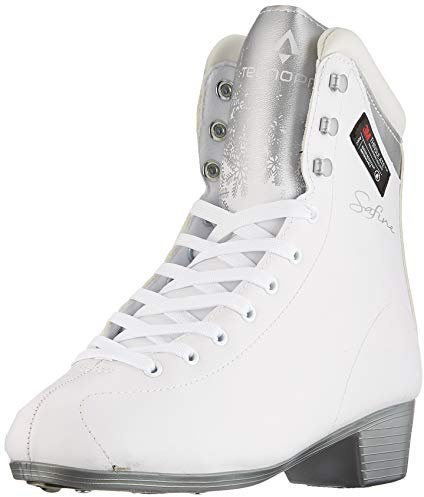 Tecnopro 241573 Mujer Zapatos de Hockey Hierba, Blanco (White/Silver/White 901), 37 EU
