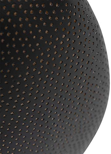 Qazqa Oriental Lámpara de techo oriental negro oro 40cm - RADIANCE Acero Redonda Adecuado para LED Max. 1 x 60 Watt