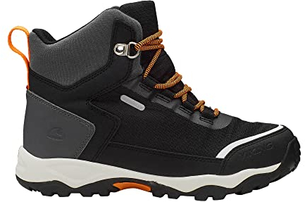 Viking Akkarvik Mid WP Wanderschuh, Black/Orange, 34