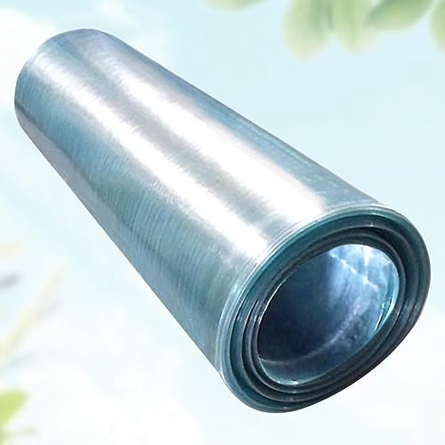 Polycarbonate Sheets Greenhouse Cover,Clear Poly Plastic Roof Panel,Glassfiber Daylighting Panels,Cold Frame Cladding Film,Acrylic Sheet,Uv-Protected Sheet for Replacement Lean-To Canopy,W×L-1.5x8m