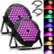 90W LED Par Strahler 2 Pack, Czgor 60 LED RGB 3 in 1 Bühnenlicht Partylicht mit 1M DMX Kable und 9 Lichtmodi, DMX 512 7CH Discolicht Scheinwerfer Bunt Beleuchtung für DJ Party Feste Show Bar