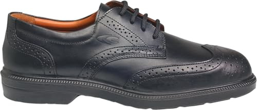 COFRA Bell S1 FO SR Scarpe da Lavoro Antinfortunistiche con Puntale in Acciaio, Tomaia in Pelle Fiore, Suola in Poliuretano Monodensità, Taglia 45
