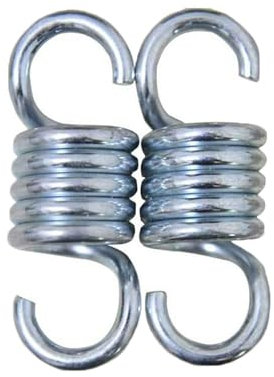 2 molle per amaca, accessori per sedia a dondolo da giardino, molla resistente per sacchi da boxe, altalene da portico, sedie sospese (9,3 x 3,3 cm)