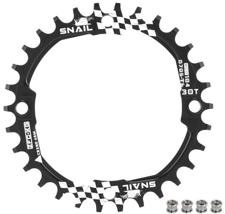 BESNIN 104 BCD Kettenblatt Rund 30/32/34/36/38/40/42/44/46/48/50/52 Zähne Fahrrad Kettenblatt Schmal-breit für 7/8/9/10/11/12-fach MTB, BMX, Mountainbike, Rennrad