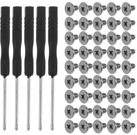 Hemobllo Kit de Vis M2X3Mm pour Fixation SSD et Carte Mère Lot de 505 Vis Métalliques avec 5 Tournevis Compatible Ordinateurs Portables et Mini-Pc pour Réparation et Montage Matériel