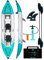 BEYOND MARINA aufblasbares Kajak für 2 Personen, Drop-Stitch Tandem Kayak Set für Erwachsene mit Paddeln, Sitzen, Pumpe, Finne & Tragetasche, robust & vielseitig, 420x81x50 cm