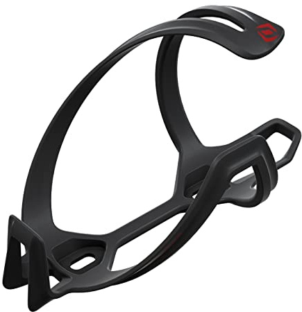 Syncros Tailor Cage 1.0 Fahrrad Flaschenhalter rechts matt schwarz/rot
